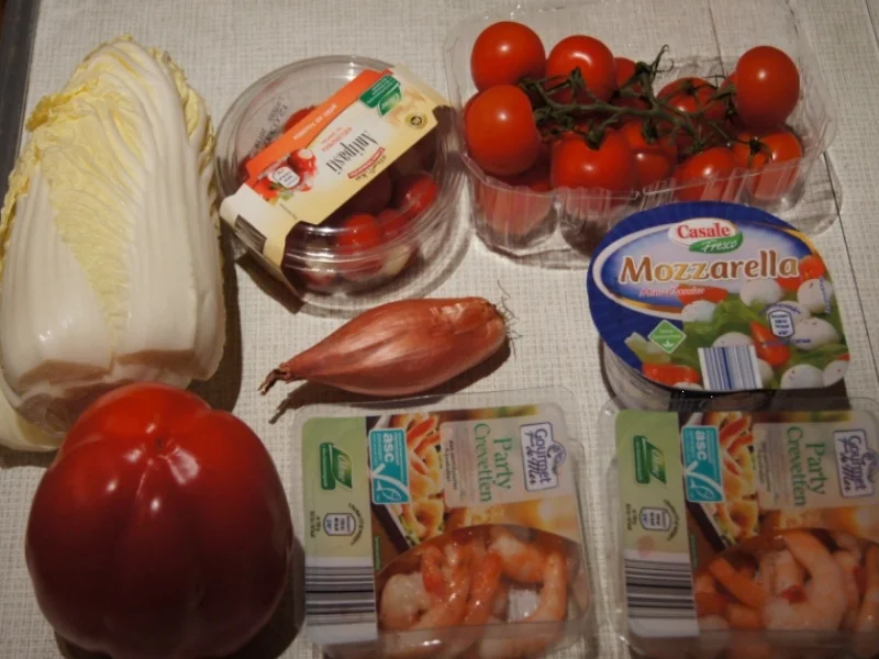 Gemischter Salat mit Party Crevetten - Rezept - Bild Nr. 2041