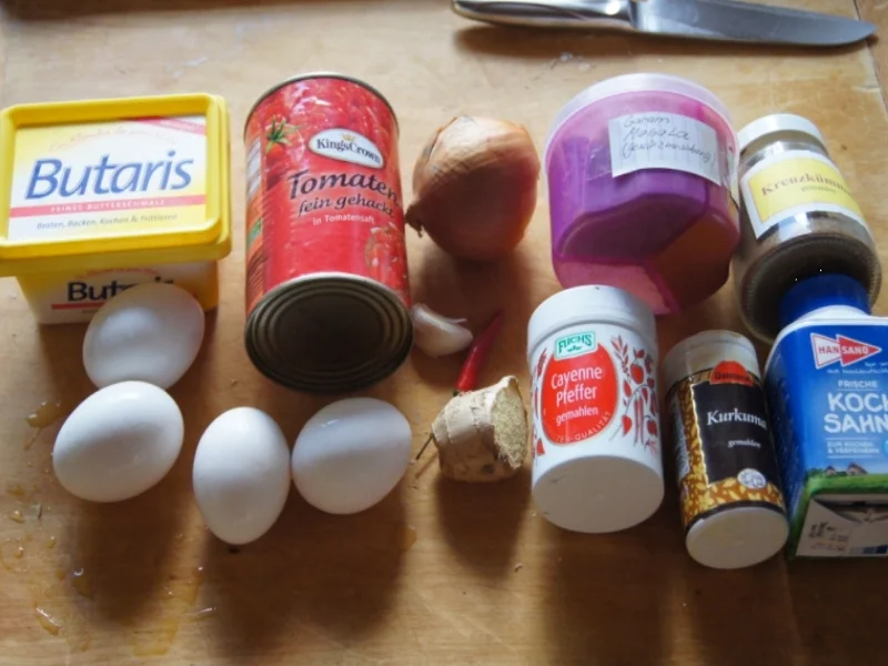 Eier-Tomaten-Curry - Rezept - Bild Nr. 2046