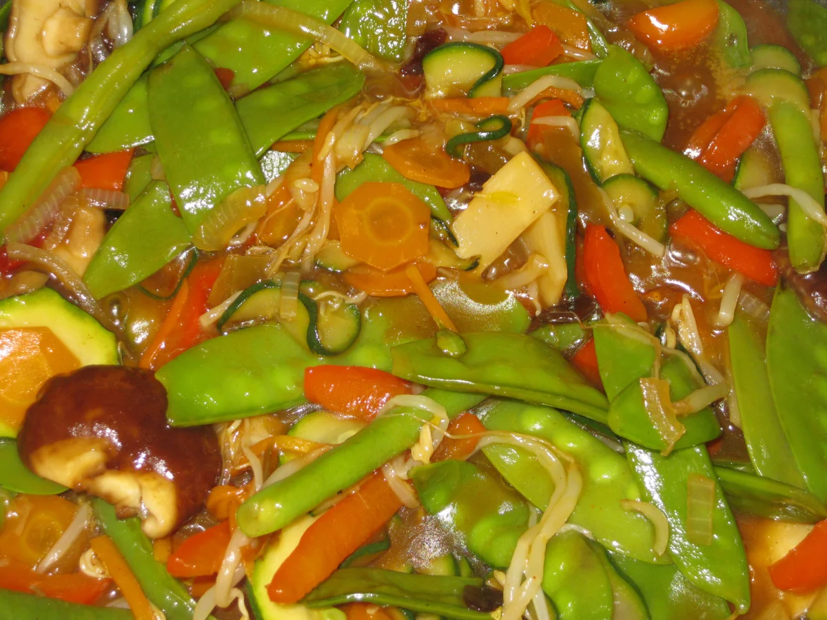 Rezept: Asiatische Gemüsepfanne Bild Nr. 2044 Asiatische Gemüsepfanne - Rezept - Bild Nr. 2044