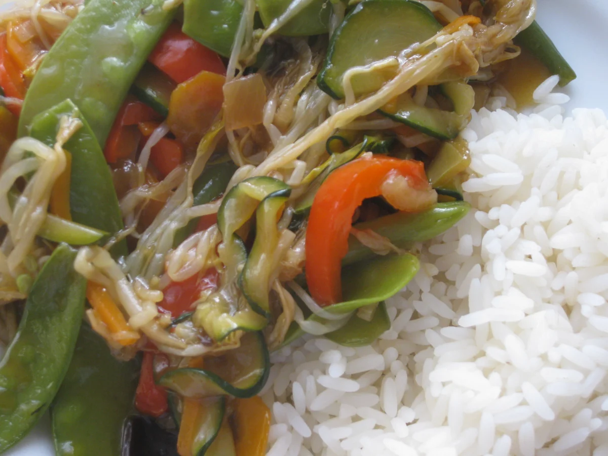 Rezept: Asiatische Gemüsepfanne Bild Nr. 2045 Asiatische Gemüsepfanne - Rezept - Bild Nr. 2045