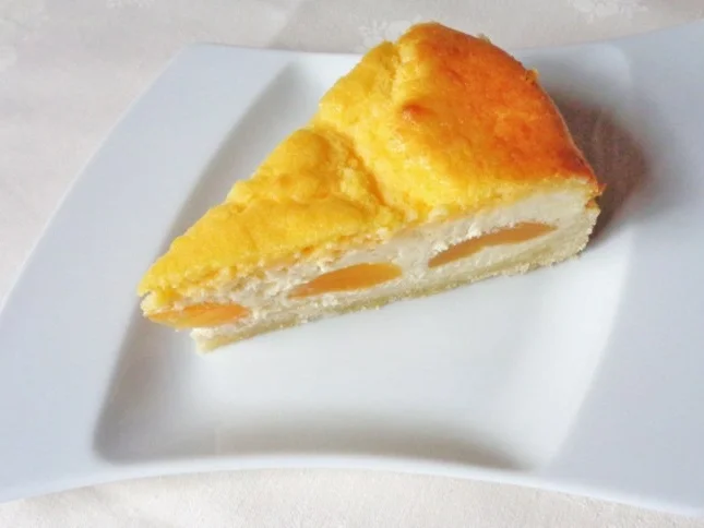 Rezept: Aprikosen - Käse - Kuchen mit Eierschecke ... Bild Nr. 2060 Aprikosen - Käse - Kuchen mit Eierschecke ... - Rezept - Bild Nr. 2060