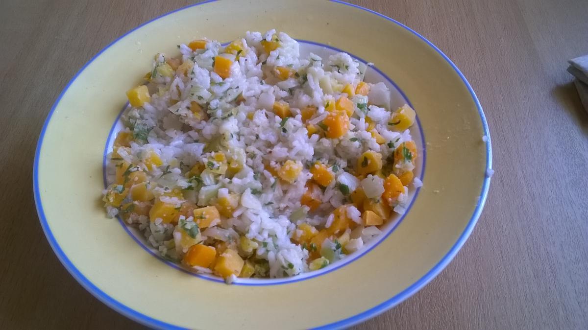 Reis mit Kürbis und Kräutern (vegan) - Rezept - Bild Nr. 2