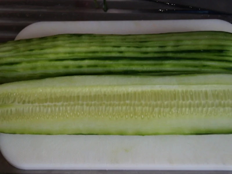 Wildlachsfilet auf geschmorter Gurke - Rezept - Bild Nr. 2061