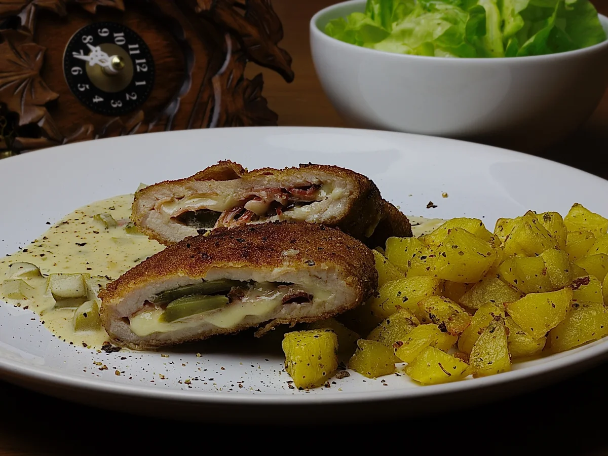 Schwarzwald - Cordon bleu mit Senfsoße - Rezept - Bild Nr. 2083