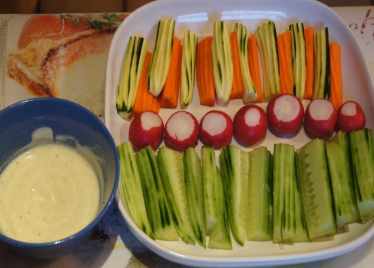 Gemüsesticks mit Dip - Rezept - Bild Nr. 2