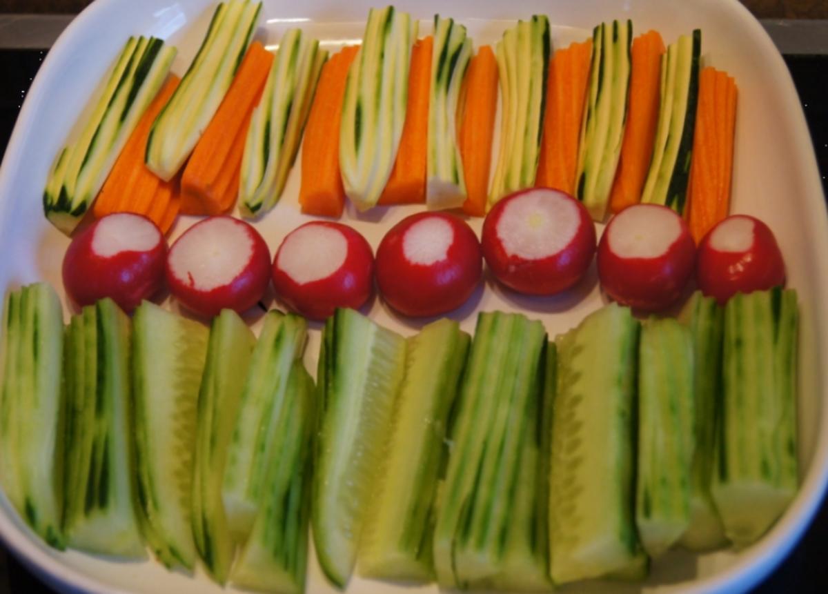 Gemüsesticks mit Dip - Rezept - Bild Nr. 4