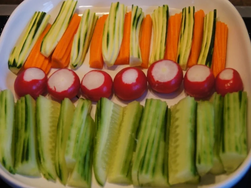 Gemüsesticks mit Dip - Rezept - Bild Nr. 4