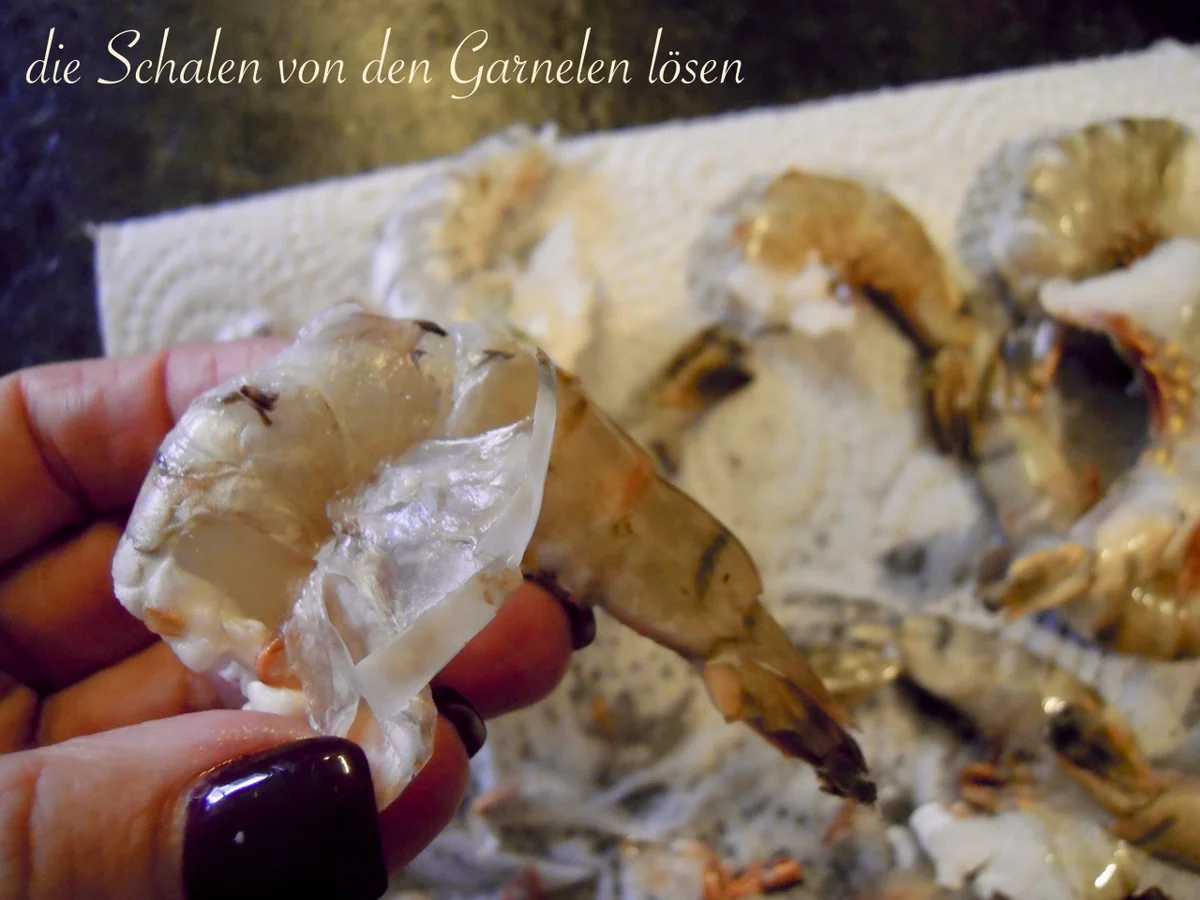 Rezept: Garnelen mit Zitronenpasta und Kapernsauce Bild Nr. 2084 Garnelen mit Zitronenpasta und Kapernsauce - Rezept - Bild Nr. 2084