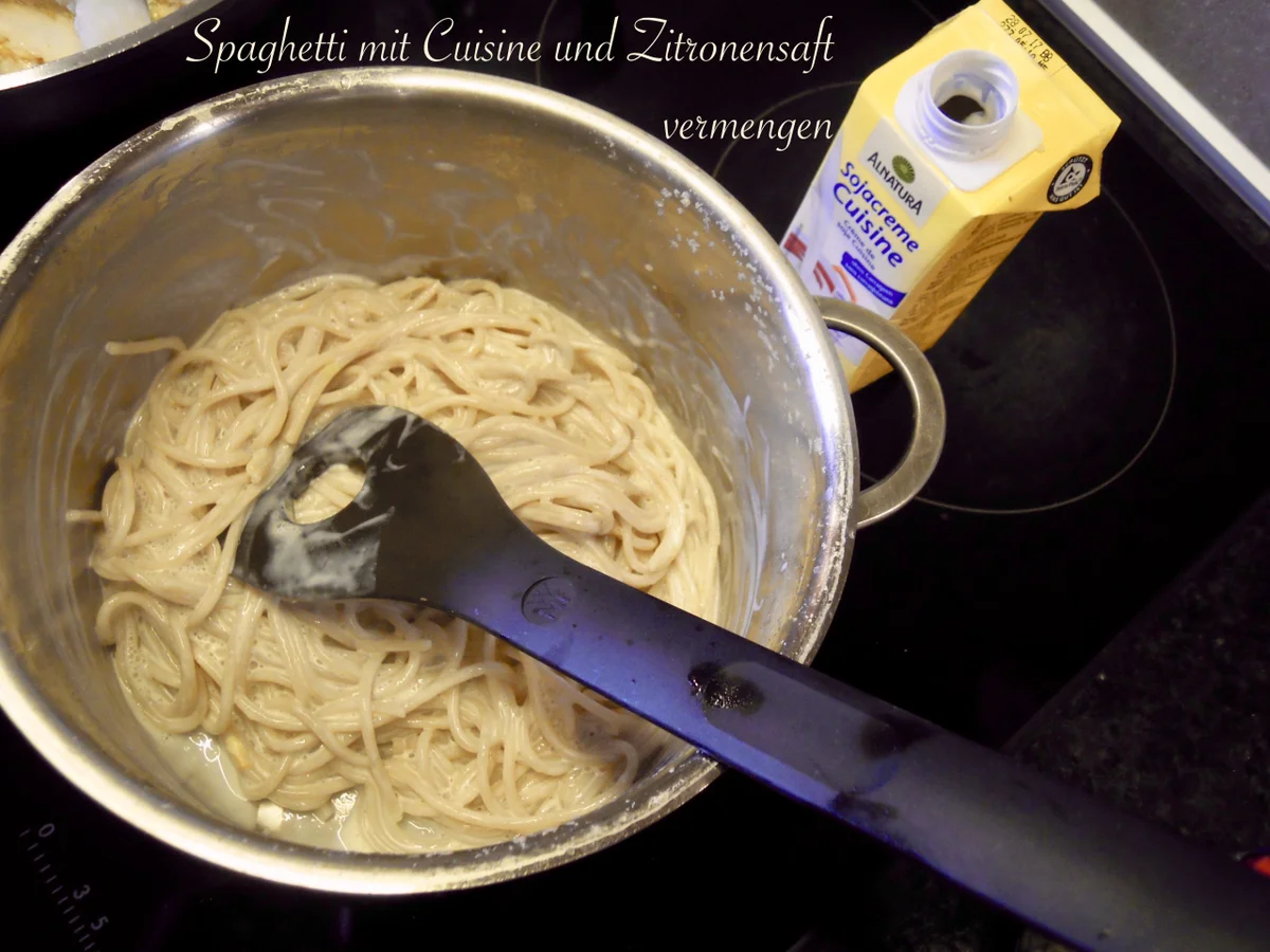 Rezept: Garnelen mit Zitronenpasta und Kapernsauce Bild Nr. 2086 Garnelen mit Zitronenpasta und Kapernsauce - Rezept - Bild Nr. 2086