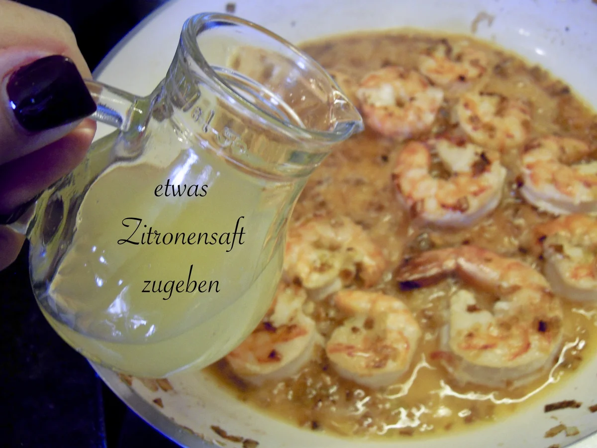 Rezept: Garnelen mit Zitronenpasta und Kapernsauce Bild Nr. 2089 Garnelen mit Zitronenpasta und Kapernsauce - Rezept - Bild Nr. 2089