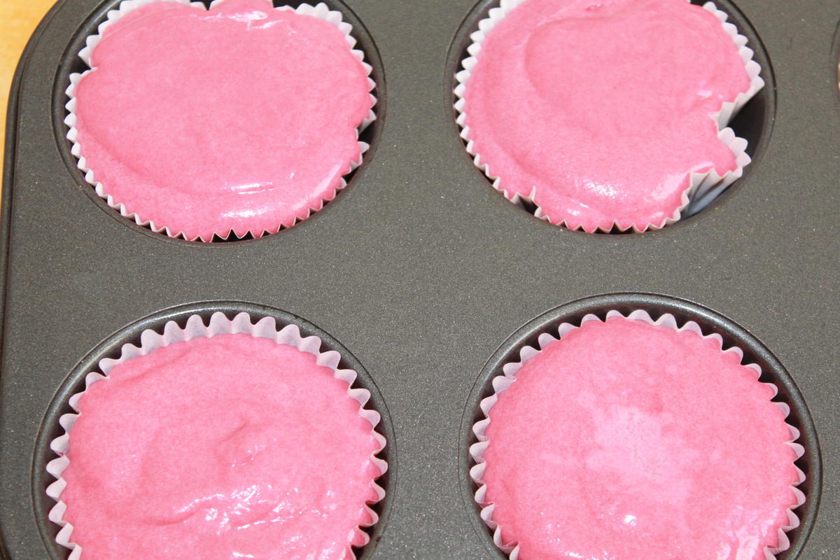 Rosa Muffins (vegan) - Rezept - Bild Nr. 2