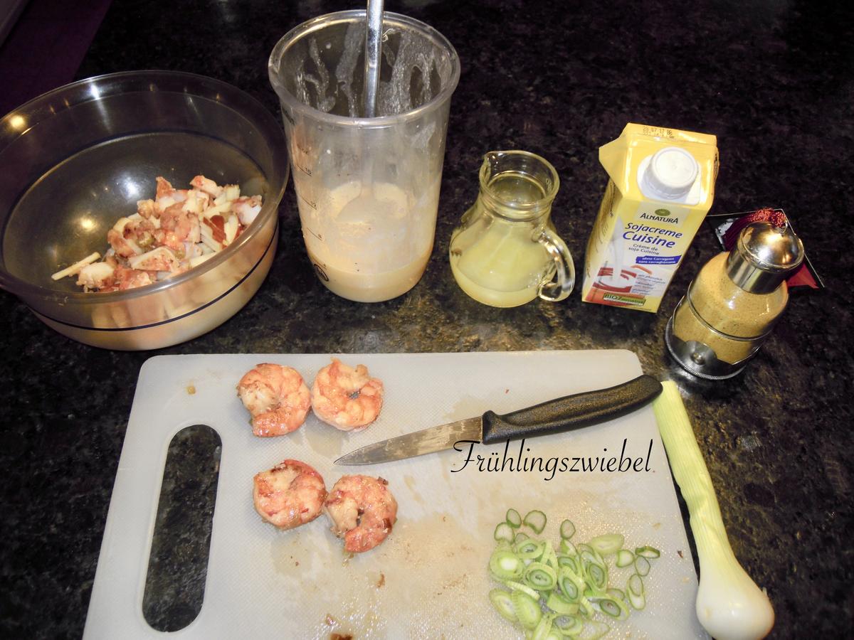 Garnelen Salat in pikanter Curry Sauce - Rezept - Bild Nr. 2083