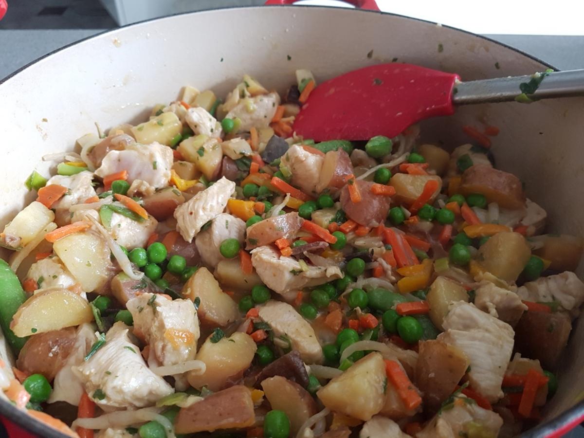 Hähnchenbrust in Gemüsemix à la Biggi - Rezept - Bild Nr. 2087