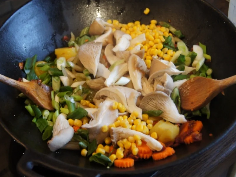 Gemüsewok mit Pinienkernen - Rezept - Bild Nr. 2092