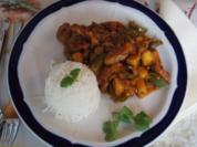 Rezept: Hähnchenbrustfilet süß-sauer mit Basmatireis Bild Nr. 2085 Hähnchenbrustfilet süß-sauer mit Basmatireis - Rezept - Bild Nr. 2085