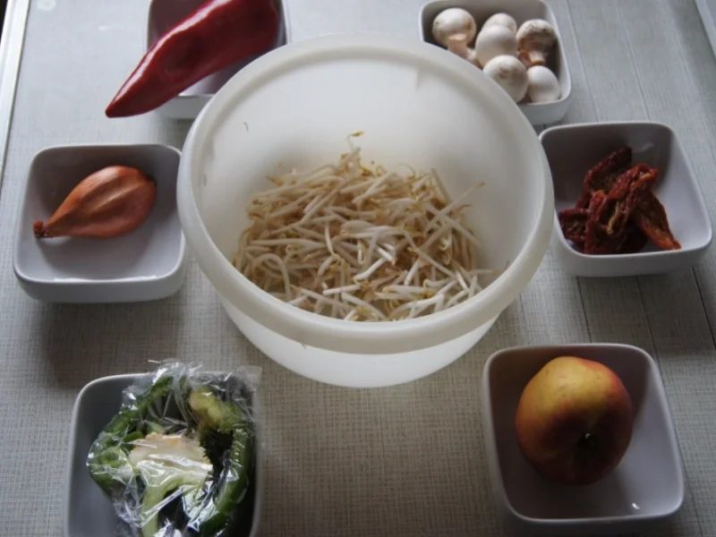 Bunter Salat mit Asia-Dressing - Rezept - Bild Nr. 2085