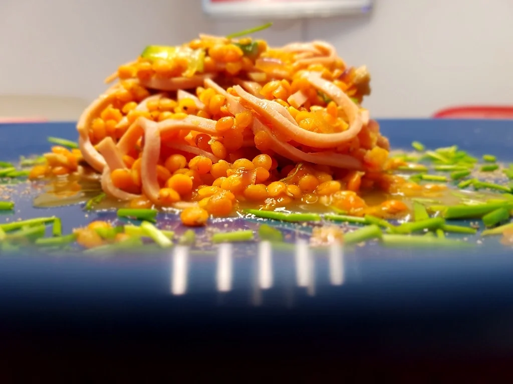 Rezept: Lauwarmer roter Linsensalat Bild Nr. 2089 Lauwarmer roter Linsensalat - Rezept - Bild Nr. 2089