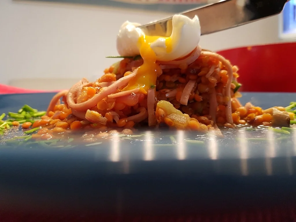 Rezept: Lauwarmer roter Linsensalat Bild Nr. 2092 Lauwarmer roter Linsensalat - Rezept - Bild Nr. 2092