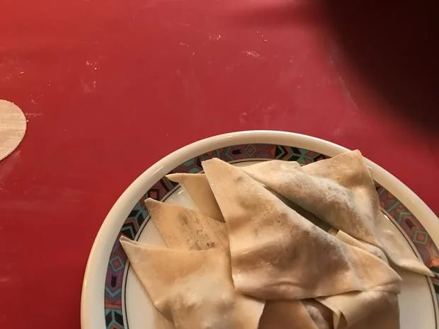 Rezept: Wan Tan Teig und Füllung Bild Nr. 2096 Wan Tan Teig und Füllung - Rezept - Bild Nr. 2096