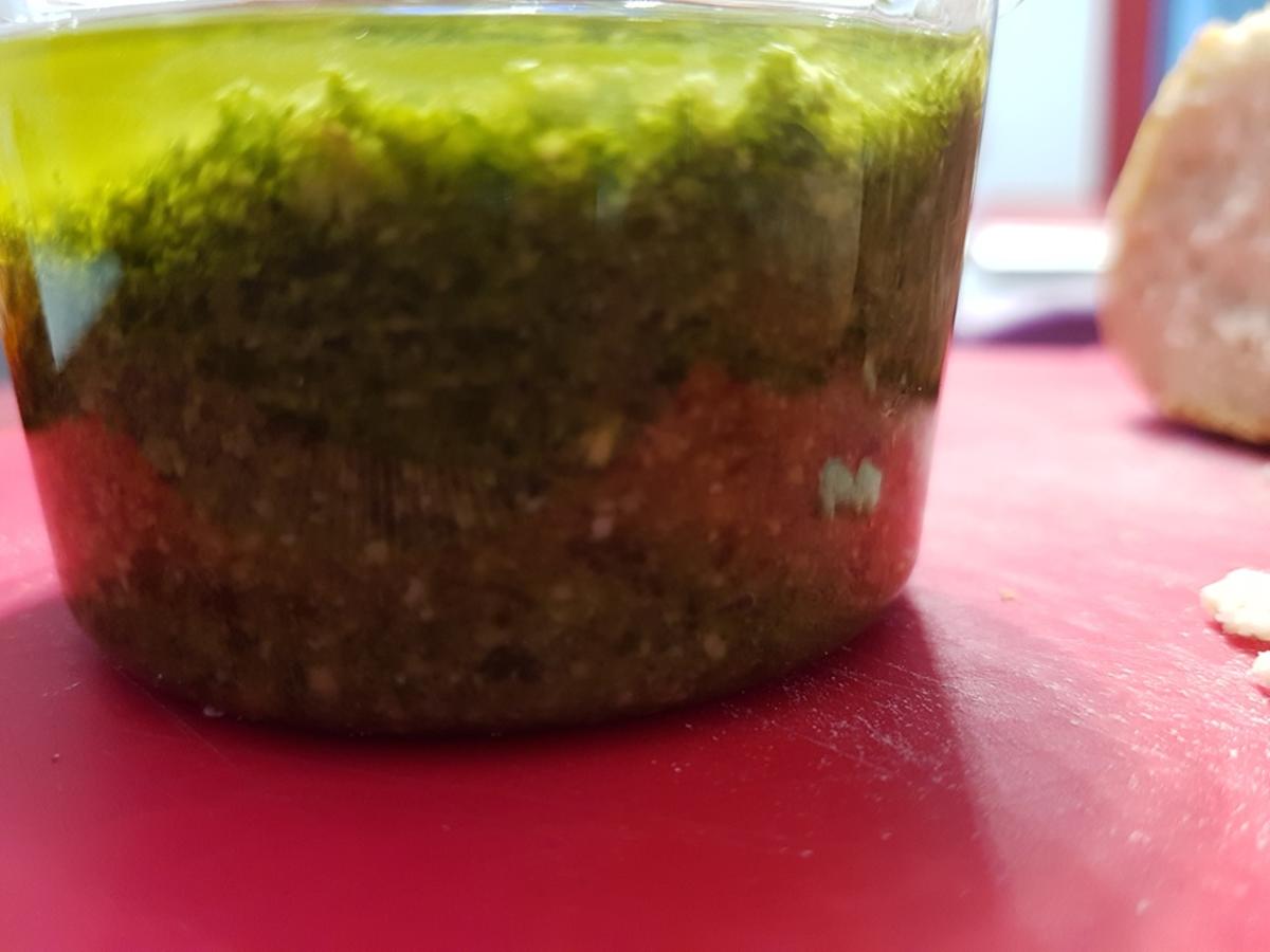 Spinat Pesto mit zitroniger Ergänzung - Rezept - Bild Nr. 2094