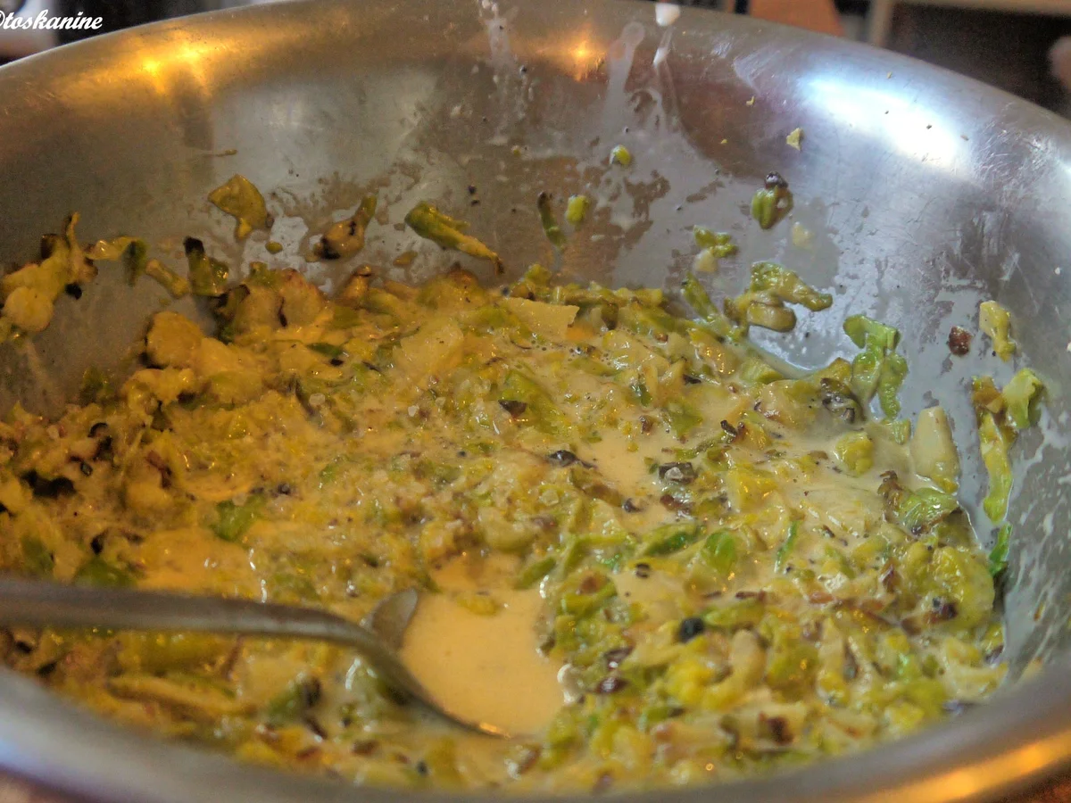 Rezept: Tarte mit gebratenem Rosenkohl Bild Nr. 2109 Tarte mit gebratenem Rosenkohl - Rezept - Bild Nr. 2109