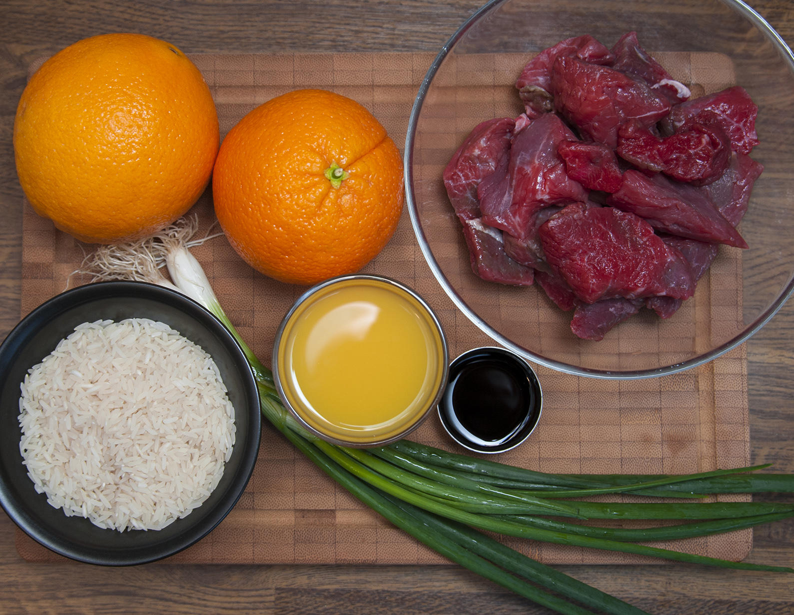 Asiatisches Rindfleisch mit Orange - Rezept Von Einsendungen StefffiNRW