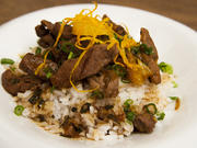 Asiatisches Rindfleisch mit Orange - Rezept - Bild Nr. 2107