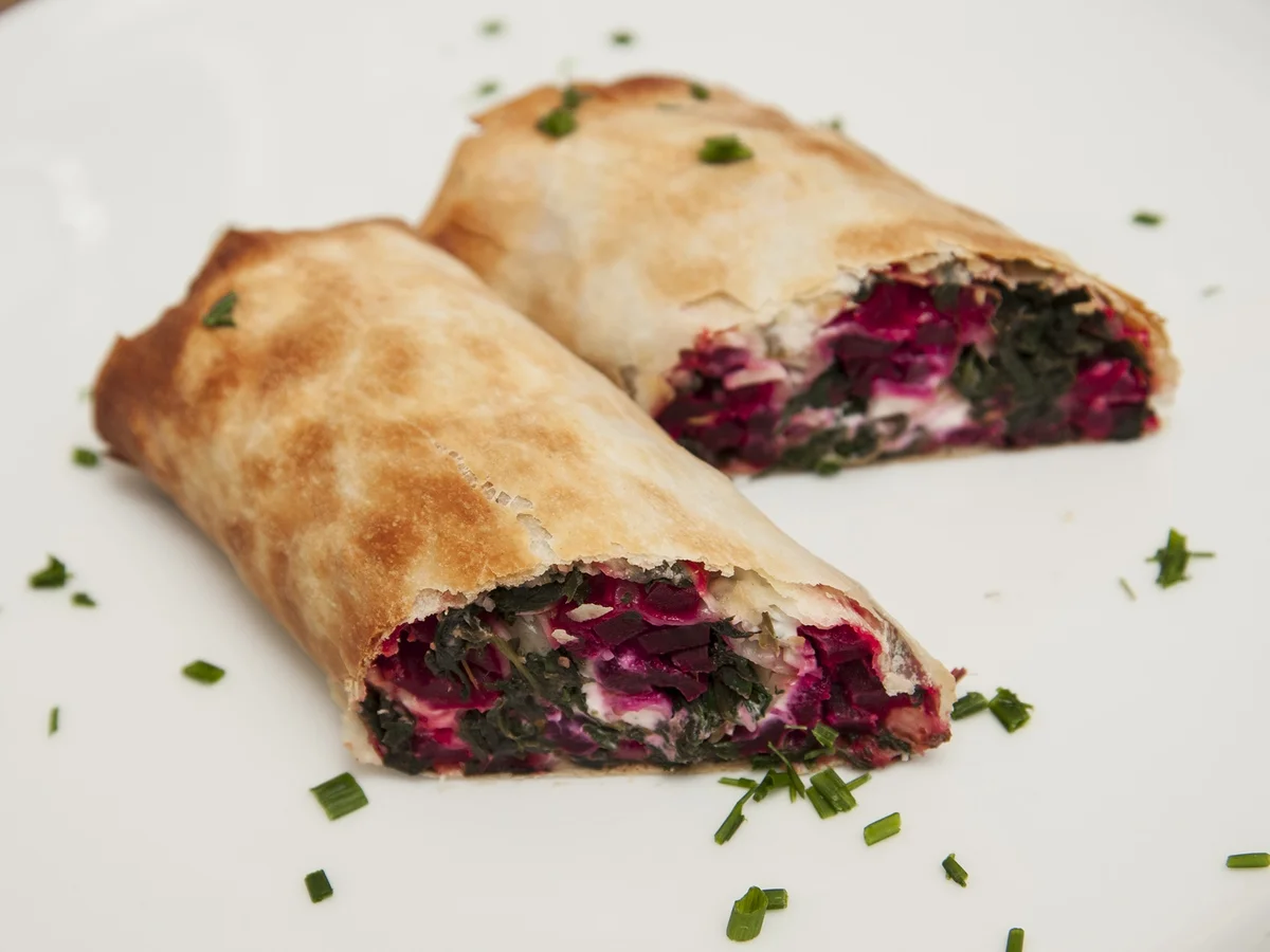 Spinat-Rote Beete Strudel mit Ziegenkäse - Rezept - Bild Nr. 2112