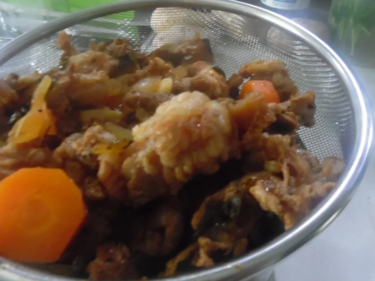 Lammkeule in Honig-Knoblauchsoße mit Paprika-Gemüse - Rezept - Bild Nr. 2130