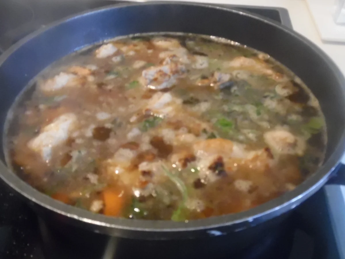 Lammkeule in Honig-Knoblauchsoße mit Paprika-Gemüse - Rezept - Bild Nr. 2131