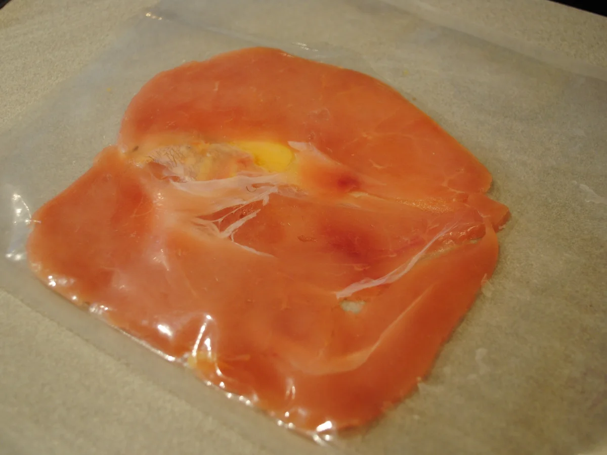 Perlhuhnroulade und lila Risotto - Rezept - Bild Nr. 2120