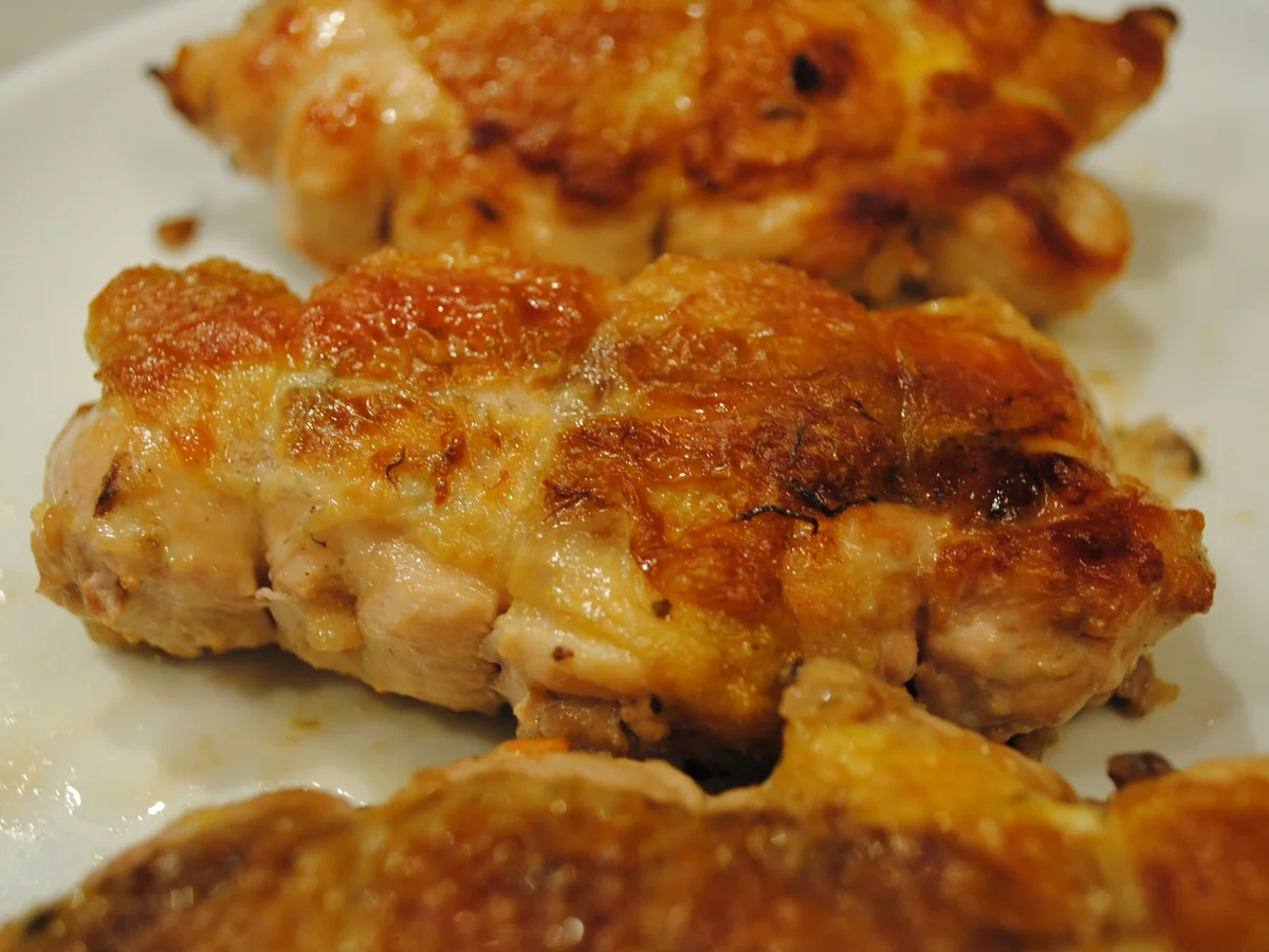 Perlhuhnroulade und lila Risotto - Rezept - Bild Nr. 2131