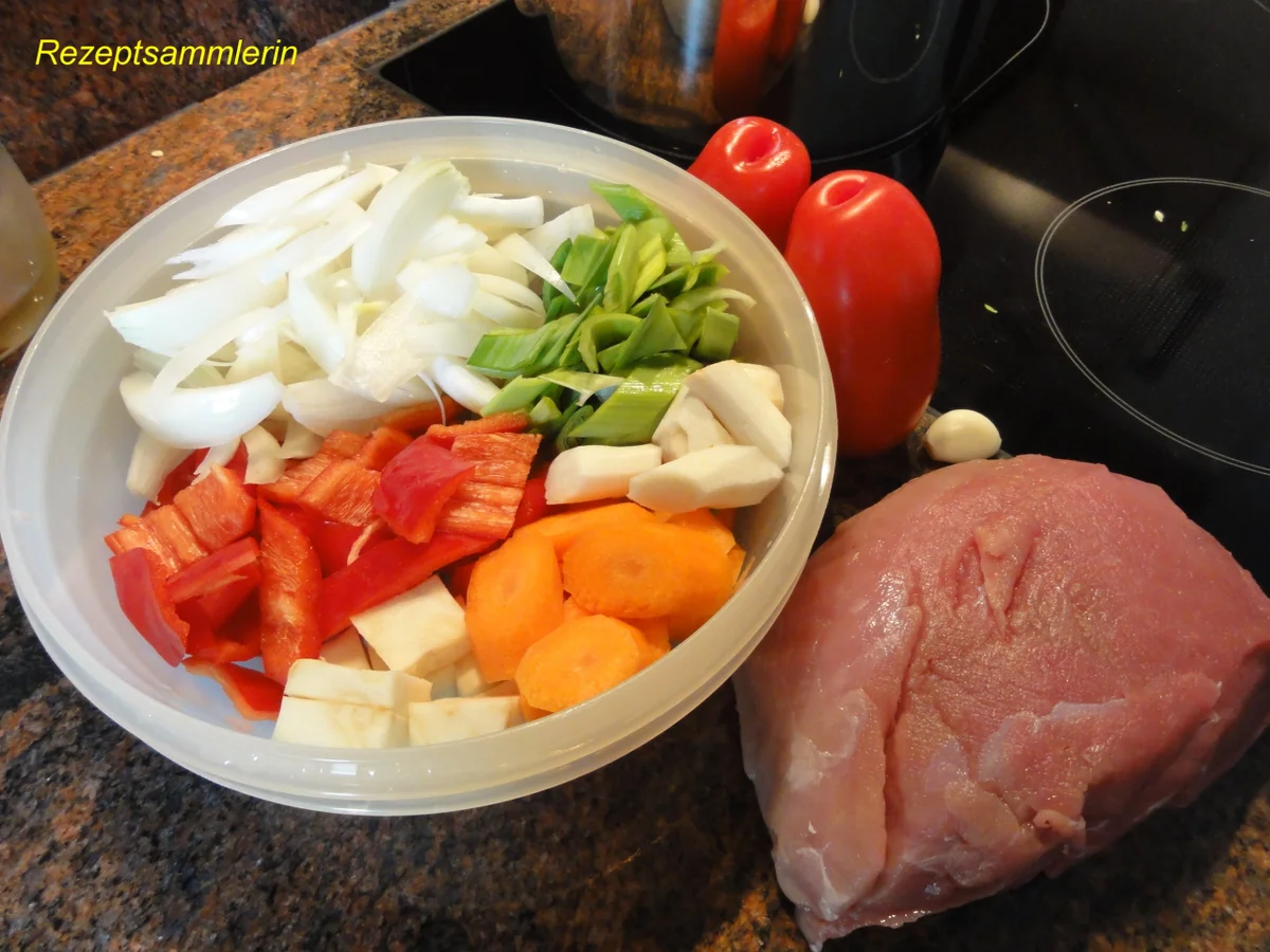 Fleisch:   SCHWEINENUSS ~ BRATEN - Rezept - Bild Nr. 2113