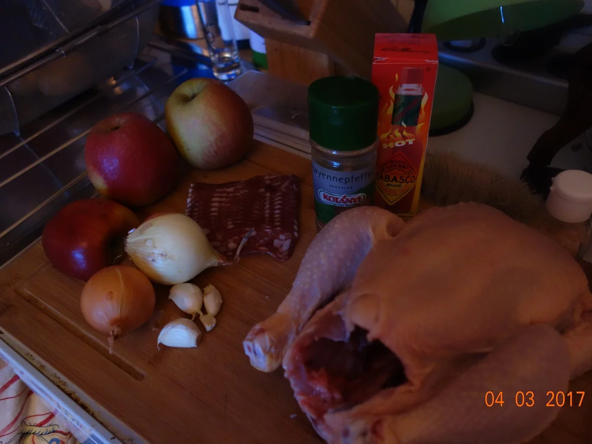 Rezept: Mein RÖMI-HUHN; Bild Nr. 2114 Mein RÖMI-HUHN; - Rezept - Bild Nr. 2114