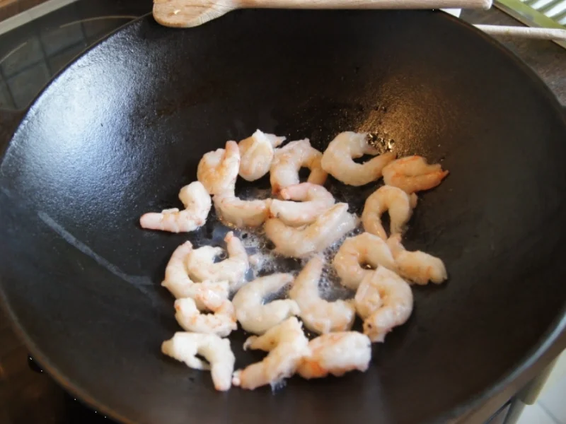 Garnelen-Gemüse-Wok süß-sauer mit Curry Basmati Reis - Rezept - Bild Nr. 2169