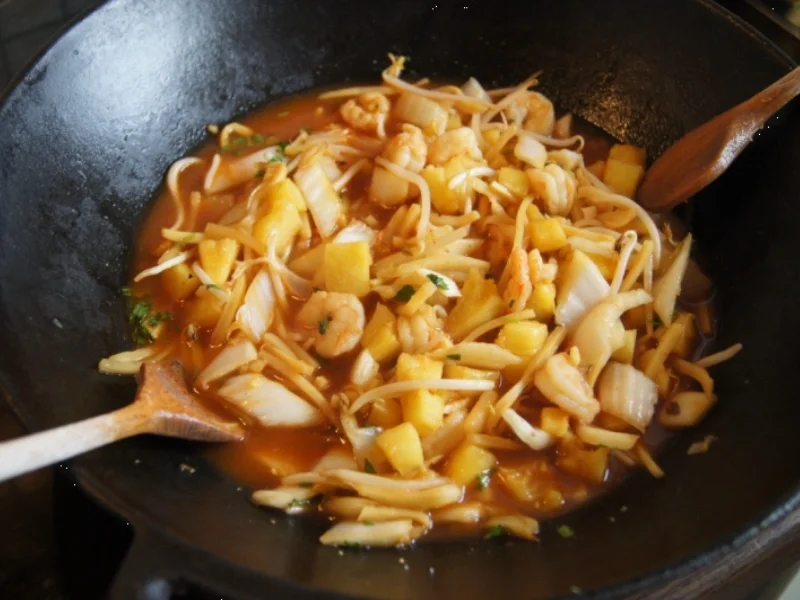 Garnelen-Gemüse-Wok süß-sauer mit Curry Basmati Reis - Rezept - Bild Nr. 2173