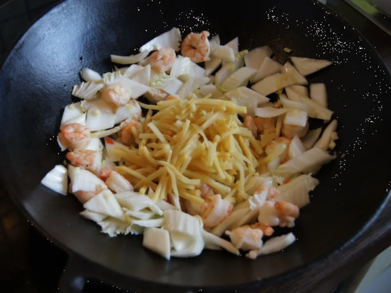 Garnelen-Gemüse-Wok süß-sauer mit Curry Basmati Reis - Rezept - Bild Nr. 2172