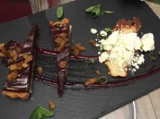 Tarte: Schoko-Birnen-Tarte mit Minze-Frischkäse-Eis - Rezept - Bild Nr. 2167