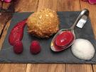 Gebackenes Eis – Himbeerravioli – Zitronenwolke - Rezept - Bild Nr. 2166