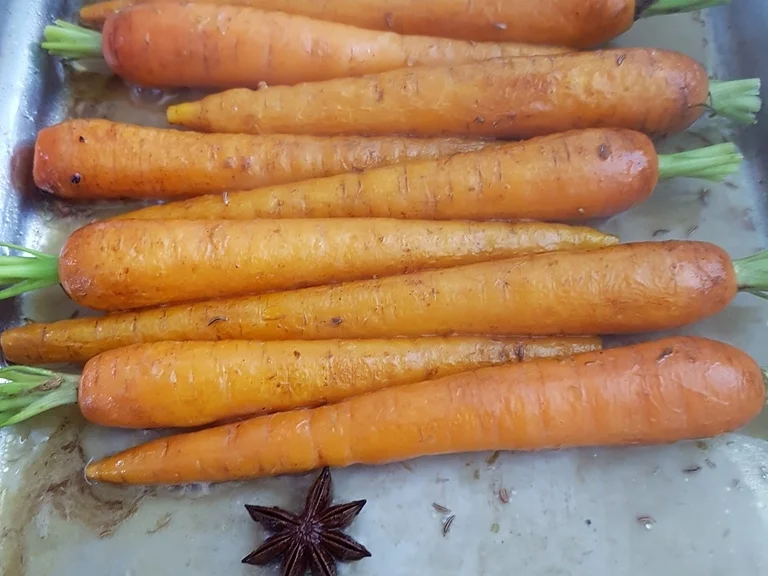Baby oder Finger Möhren im Gewürzmantel - Rezept - Bild Nr. 3