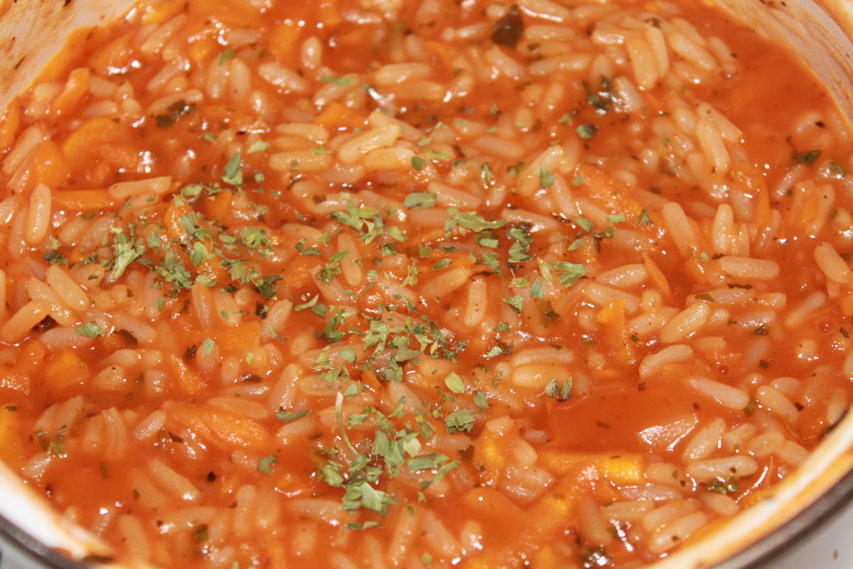 Tomaten-Reis-Topf (vegan) - Rezept - Bild Nr. 2