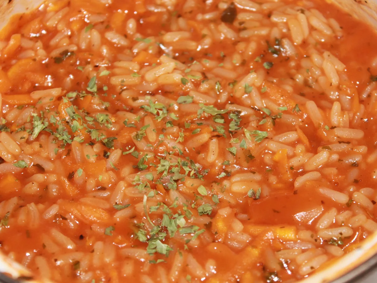 Tomaten-Reis-Topf (vegan) - Rezept - Bild Nr. 2