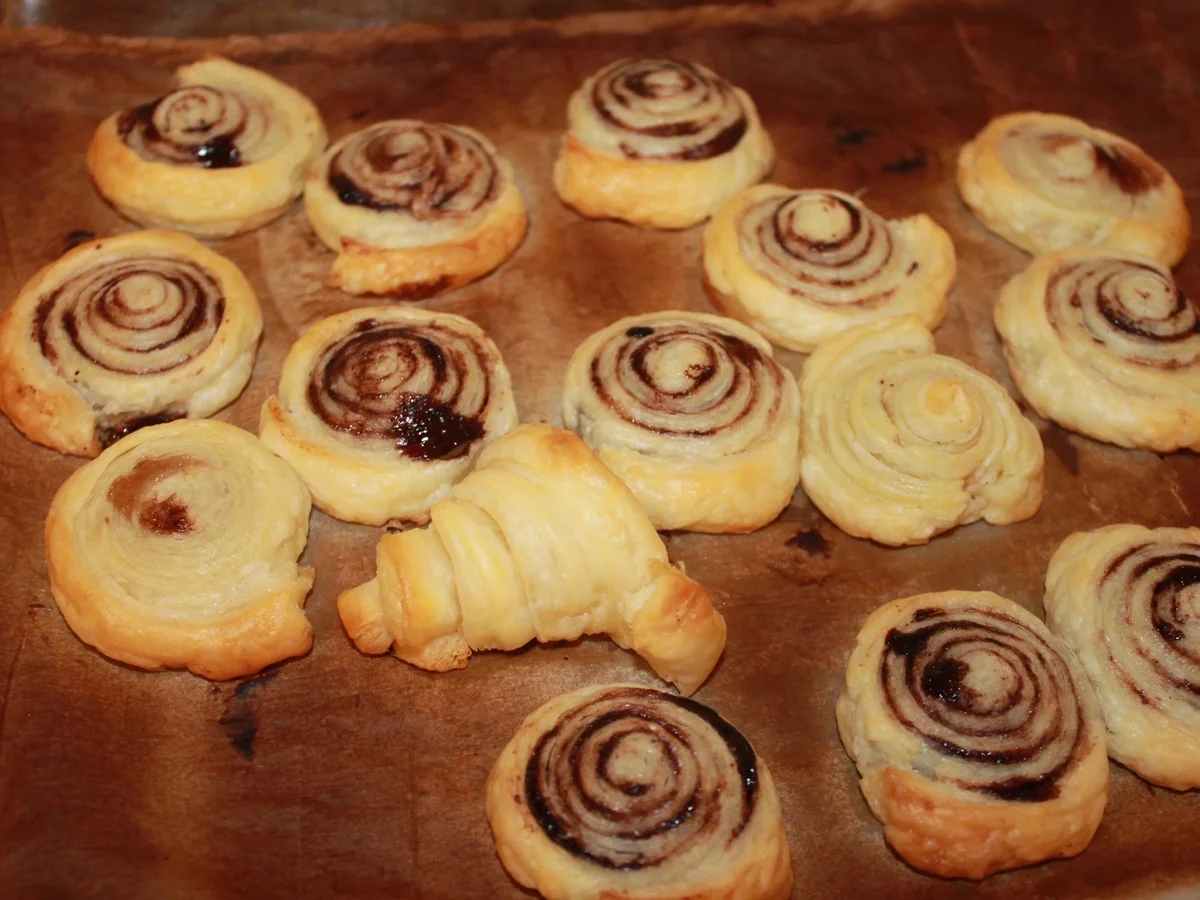 Schoko-Blätterteig-Schnecken (vegan) - Rezept - Bild Nr. 2