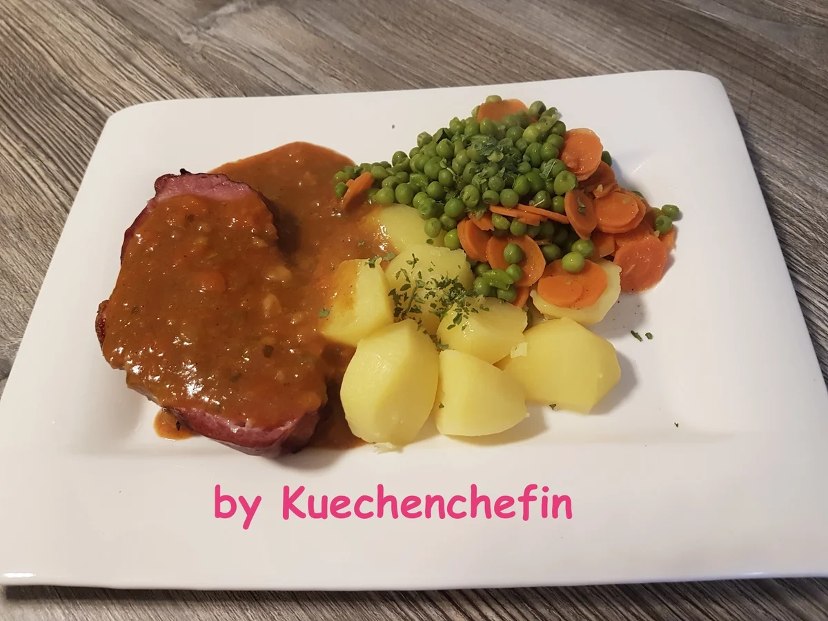 Saftiger Kassler im Bratschlauch - Rezept - Bild Nr. 2168