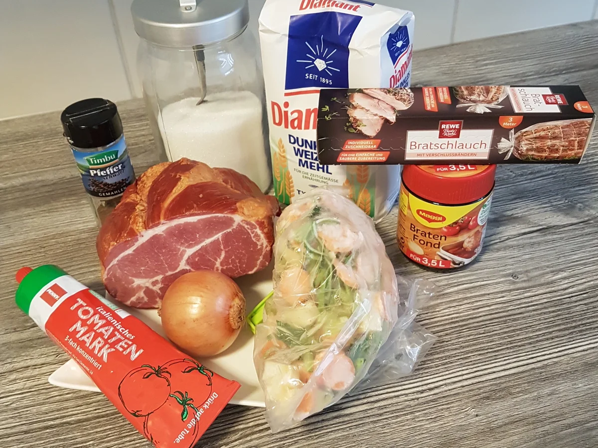 Saftiger Kassler im Bratschlauch - Rezept - Bild Nr. 2169