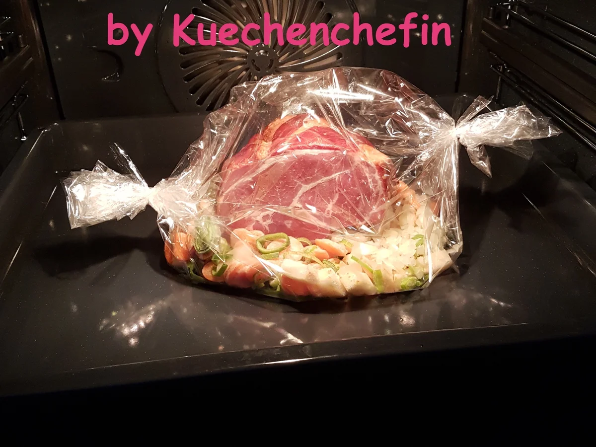 Saftiger Kassler im Bratschlauch - Rezept - Bild Nr. 2170