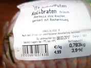 Putenrollbraten mit Kohlsprossen; - Rezept - Bild Nr. 2167