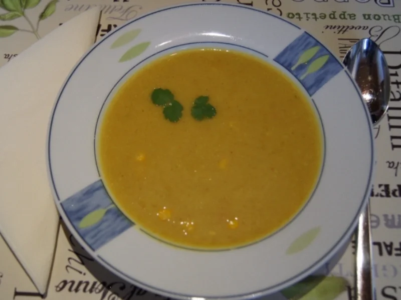 Curry-Kartoffel-Mais-Suppe - Rezept - Bild Nr. 2173