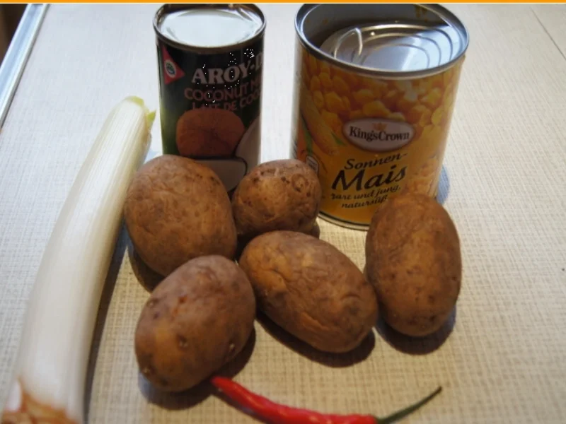 Curry-Kartoffel-Mais-Suppe - Rezept - Bild Nr. 2174