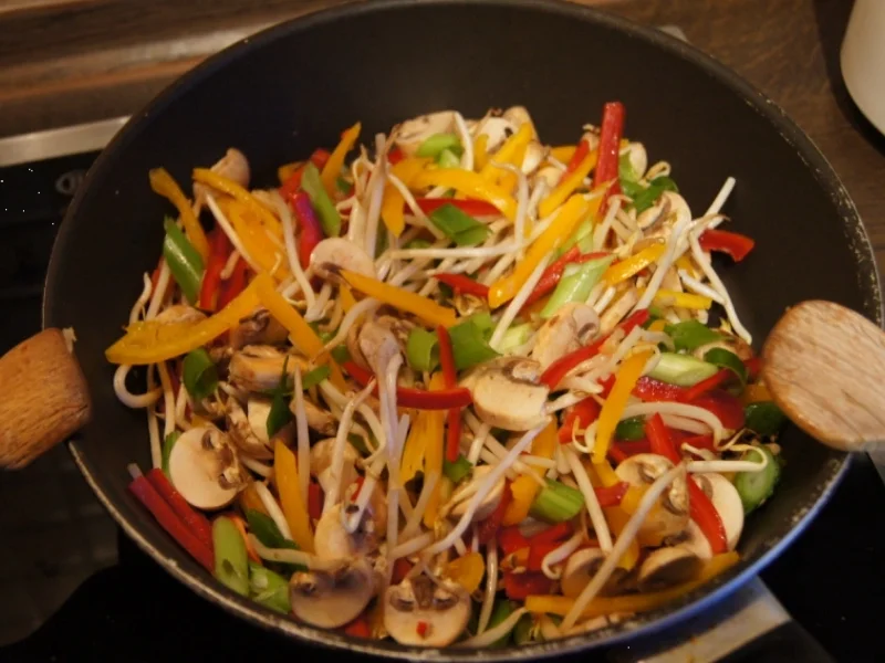 Rezept: Buntes Gemüse Omelett Bild Nr. 2177 Buntes Gemüse Omelett - Rezept - Bild Nr. 2177